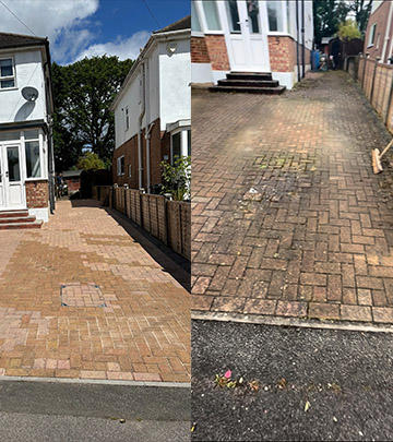 Jet washing for driveways and patios